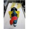 Image 1 : RICHARD L DE STEUR ABORIGINAL MASK W/ HAIR
