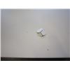 Image 2 : ASHLEY FLOOR MODEL WHITE TV STAND TV STAND - COSMETIC DAMAGE ON TOP