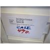 Image 3 : ASHLEY FLOOR MODEL WHITE TV STAND TV STAND - COSMETIC DAMAGE ON TOP