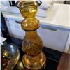 Image 3 : AMBER BOWL AND VASE