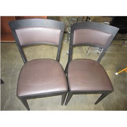 2 MODERN CHAIRS