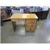 Image 1 : NEW FLOOR MODEL SOLID PINE STUDENTS DESK WITH 3 DRAWERS AND PENCIL DRAWER, DOVETAILED DRAWERS, WOOD 