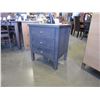 Image 2 : NEW SOLID EASTERN MAPLE 3 DRAWER YALETOWN NIGHSTAND, 1.25 INCH THICK TOP, LACQUERED AND DOVETAILED D