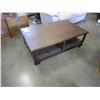 Image 1 : ASHLEY FLOOR MODEL INDUSTRIAL MODERN RECTANGULAR COCKTAIL TABLE, RETAIL $662