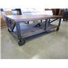 Image 2 : ASHLEY FLOOR MODEL INDUSTRIAL MODERN RECTANGULAR COCKTAIL TABLE, RETAIL $662