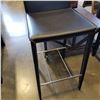 Image 2 : NEW 30" BLACK LEATHER BAR STOOL W/ STAINLESS STEEL BASE AND LEGS W/ LEATHER WRAP - WHOLESALE PRICE $