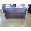 Image 2 : NEW FLOOR MODEL SOLID PINE BLANKET CHEST WITH 2 DRAWERS, BLACK WALNUT STAIN, DOVETAILED DRAWERS, WOO