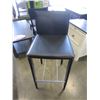 Image 1 : ASHLEY MODERN LEATHER SIDE CHAIRS, BLACK AND WHITE