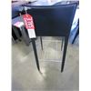 Image 3 : ASHLEY MODERN LEATHER SIDE CHAIRS, BLACK AND WHITE