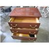 Image 2 : DARK BROWN 3 DRAWER NIGHT STAND