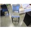 Image 1 : NEW 24" ANTIQUE GREY LEATHER COUNTER STOOL W/ NAILHEADS - WHOLESALE PRICE $250, CURRENT RETAIL $375