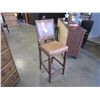 Image 2 : NEW 30" ANTIQUE BROWN LEATHER BAR STOOL - WHOLESALE PRICE $250, CURRENT RETAIL $375