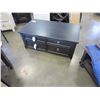 Image 1 : ASHLEY FLOOR MODEL BLACK ROLLING LIFT TOP COCKTAIL TABLE, RETAIL $799
