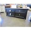 Image 2 : ASHLEY FLOOR MODEL BLACK ROLLING LIFT TOP COCKTAIL TABLE, RETAIL $799