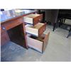 Image 3 : NEW SOLID MAPLE 7 DRAWER OFFICE DESK, FINISHED BACK, DOVETAILED DRAWERS, EXTENSION DRAWER GLIDES, AN