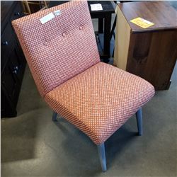 ASHLEY FLOOR MODEL MODERN ACCENT CHAIR, RETAIL $299