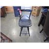 Image 1 : NEW 24" BLACK X-BACK RATTAN SEAT SWIVEL COUNTER STOOL - WHOLESALE PRICE $185, CURRENT RETAIL $279