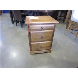 NEW SOLID PINE MONTANA 2 DRAWER AND TRAY NIGHSTAND 22WX18DX30H IN VINTAGE STAIN, DOVETAILED DRAWERS 