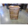 Image 2 : NEW SOLID PINE MONTANA 2 DRAWER AND TRAY NIGHSTAND 22WX18DX30H IN VINTAGE STAIN, DOVETAILED DRAWERS 