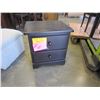 Image 1 : NEW SOLID PINE SHAKER 2 DRAWER AND TRAY NIGHTSTAND IN HICKORY STAIN, LOCALLY CRAFTED, 22WX18DX30H WH