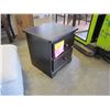 Image 2 : NEW SOLID PINE SHAKER 2 DRAWER AND TRAY NIGHTSTAND IN HICKORY STAIN, LOCALLY CRAFTED, 22WX18DX30H WH