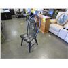 Image 3 : NEW PINE BLACK ANTIQUE HOOP BACK CHAIR - WHOLESALE PRICE $175, CURRENT RETAIL PRICE $269