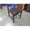 Image 2 : NEW MAPLE VERTICAL SLAT BACK WOOD SEAT CHAIR, LOCALLY MADE, CORNER BLOCKED AND HICKORY FINISH - WHOL