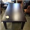 Image 2 : NEW SOLID EASTERN MAPLE LIBRARY TABLE, 1.5 INCH THICK TOP, 4 INNCH TAPERED LEGS, HICKORY STAIN, CRAF