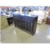 Image 2 : NEW SOLID MAPLE 72 INCH SERVER, MULLION GLASS DOORS, DOVETAILED DRAWERS, ACCURIDE DRAWER GLIDES, HIC