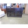 Image 3 : NEW SOLID MAPLE 72 INCH SERVER, MULLION GLASS DOORS, DOVETAILED DRAWERS, ACCURIDE DRAWER GLIDES, HIC