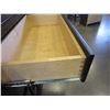 Image 8 : NEW SOLID MAPLE 72 INCH SERVER, MULLION GLASS DOORS, DOVETAILED DRAWERS, ACCURIDE DRAWER GLIDES, HIC