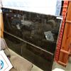 Image 1 : NEW ULTRA MODERN DARK WOOD GRAIN KINGSIZE HEADBOARD AND FOOTBOARD ONLY, NO RAILS/HARDWARE