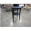 Image 2 : ROUND BLACK 2 TIER END TABLE