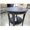 Image 3 : ROUND BLACK 2 TIER END TABLE