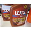 Image 2 : LOT OF 3 BOTTLES OF LEXOL LEATHER CLEANER AND 2 BOTTLES LEXOL LEATHER CONDITIONER