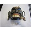 Image 1 : VINTAGE 13" x 9" INDONESIAN WOODEN MASK INCLUDES BROKEN PIECES IN BAG