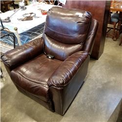 BROWN RECLINER POWER CHAIR