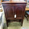 Image 2 : MORGAN FURNITURE DARK FINISH 2 DOOR HUTCH CABINET TOP