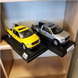 2 FORD F-150 DIECAST TRUCKS