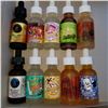 Image 1 : 10 BOTTLES OF VARIETY 30ML E VAPE JUICE RETAIL $20 EA