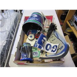 TRAY OF CANUCK COLLECTIBLES