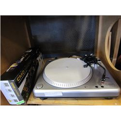 ION USB TURN TABLE AND CMP MICRO DJ MIDI CONTROLLER