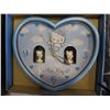 Image 2 : HELLO KITTY MUSICAL WALL CLOCK W/ ROTATING FIGURINES AND PORCELAIN DOLL