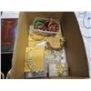 Image 2 : BOX OF RHINESTONE AND OTHER JEWELLERY AND NEW CROWN COURT VANITY SET