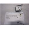 Image 1 : STERLING SILVER CZ KEY LOCKET PENDENT W/ CHAIN W/ APPRAISAL $300
