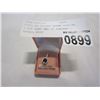 Image 1 : STERLING SILVER 8x6MM GENUINE 1.5CT RUBY AND CZ PENDANT - RETAIL $450