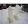 Image 1 : PAIR OF ONYX HORSEHEAD BOOKENDS
