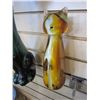 Image 2 : ESTATE ART GLASS CAT HEAVY AND REPRO BMP WITH CHIPPED EAR REPAIRED