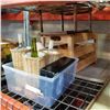 Image 1 : LOT OF WINE RACKS AND DECOR