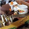 Image 2 : BIRKS SILVER SERVING DISHES, BOX 70s DISHES, GRINDER, AND ELECTRIC KNIFE